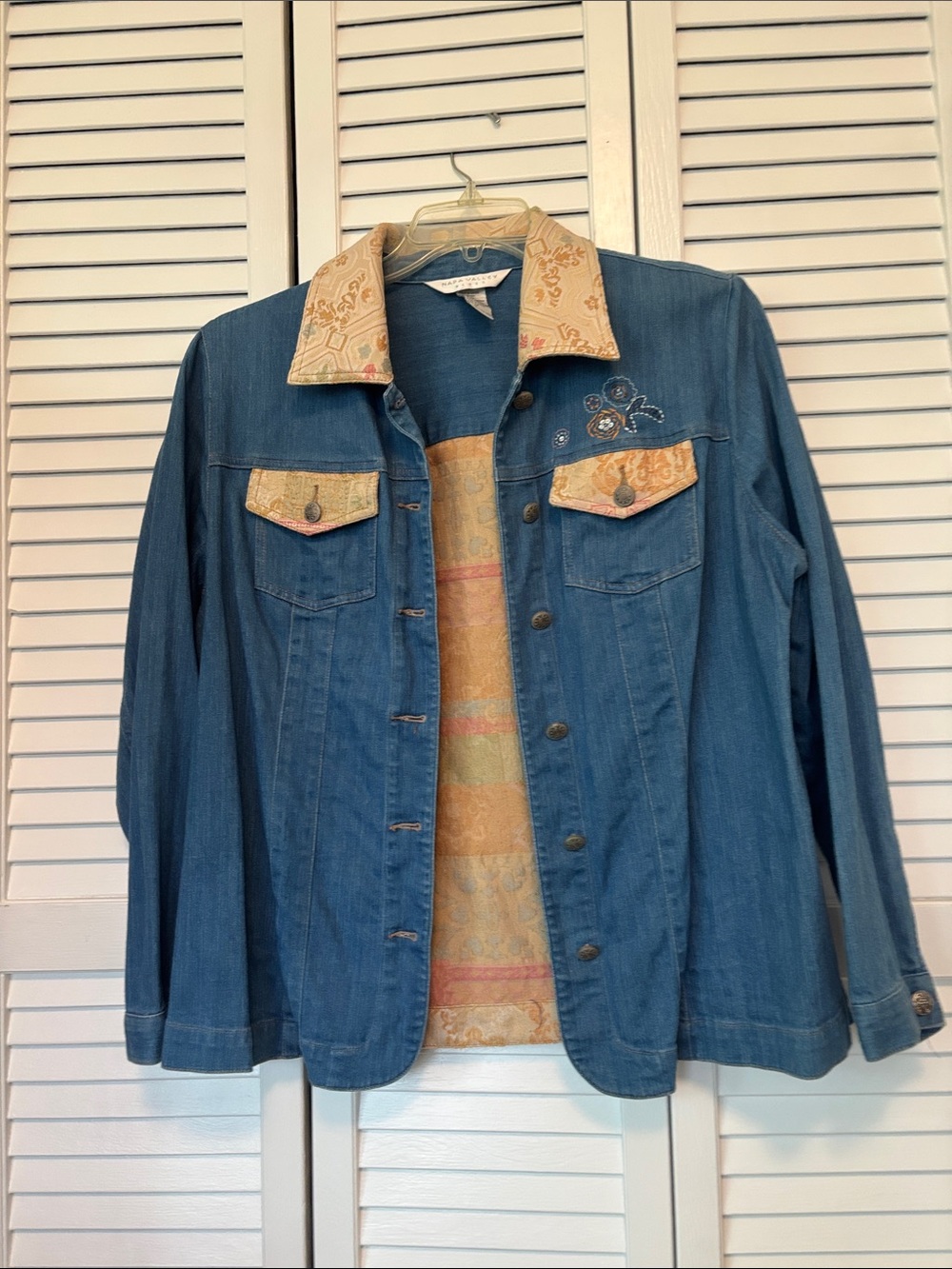 A denim jacket with some special touches